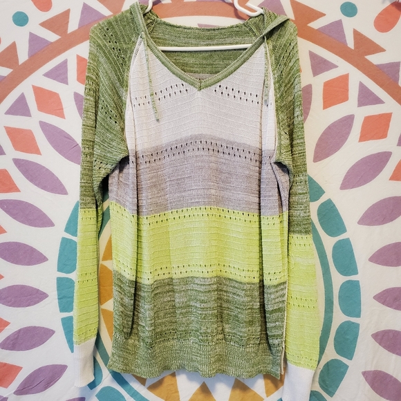 🍭 3 x $25* Light-weight Green athleisure Sweater - Picture 5 of 7